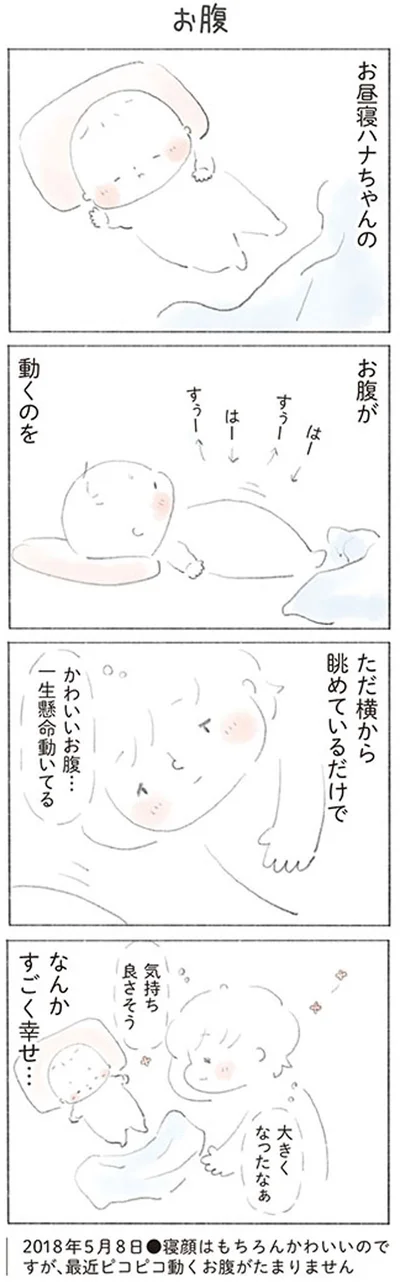 かわいいお腹…