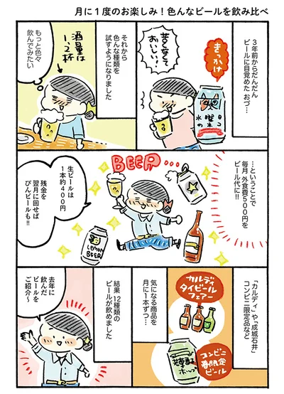 【画像を見る】毎月のビール代を捻出