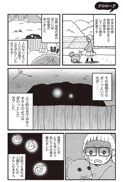 【画像を見る】防空壕の隙間から光が…