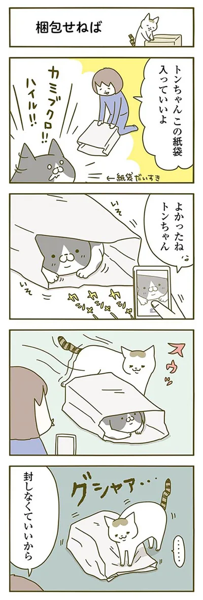 封しなくていいから…