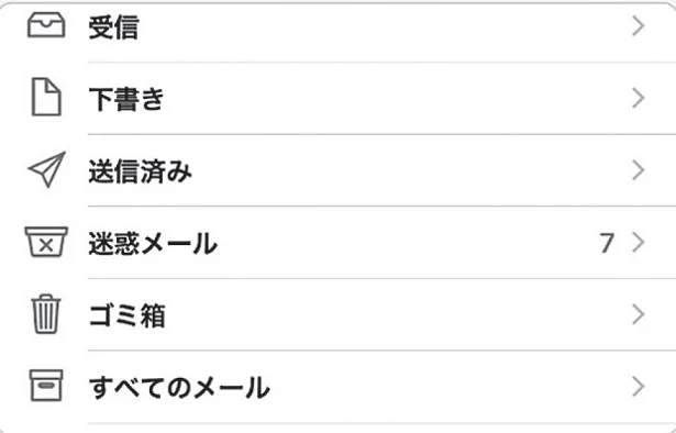 お義母さんからのメール、迷惑メールに入ってた