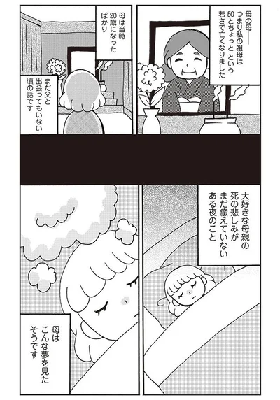 母はこんな夢を見たそうです