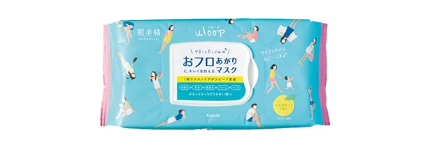 肌美精うるーぷ おフロあがりマスク320ml×32枚 ￥1,540（編集部調べ）／クラシエホームプロダクツ化粧水、乳液、美容液、クリーム、シートマスクの機能をこれ1枚に凝縮。