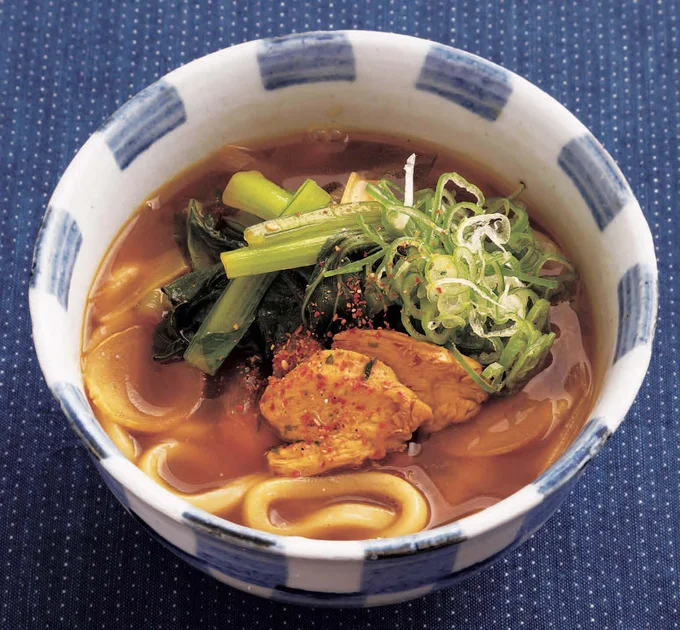 みんな大好き! だしのきいた和風カレー味「とりカレー南蛮うどん」