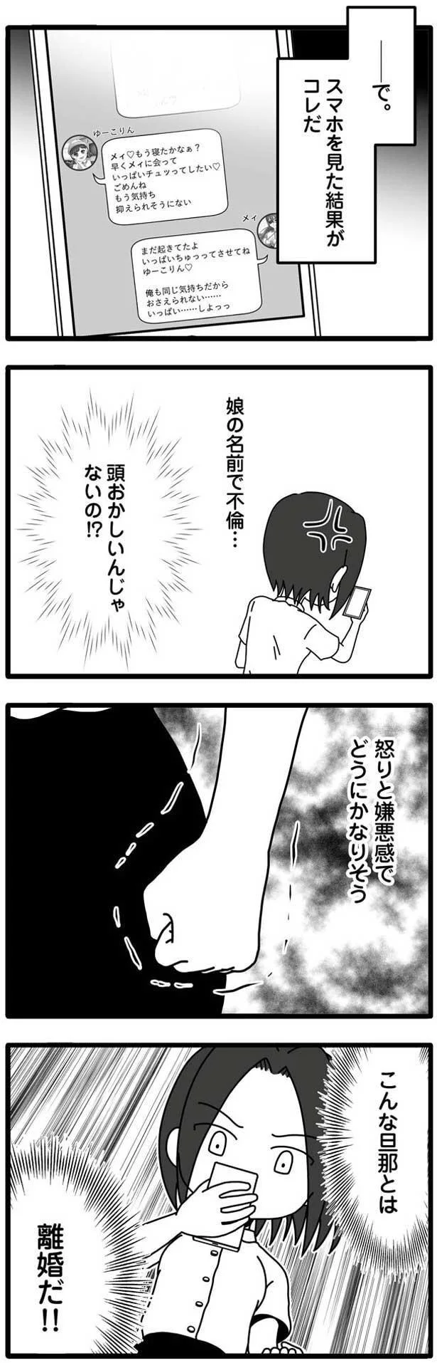 頭おかしいんじゃないの…こんな夫とは、離婚だ!