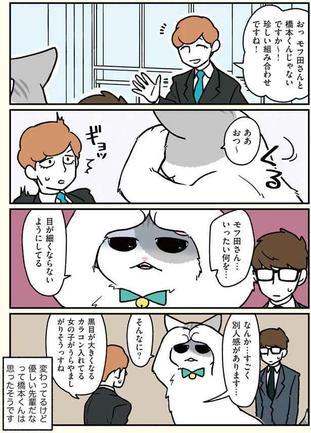 うすうす思ってたんだけど 俺のこと苦手かな ブラック企業の社員が猫になって人生が変わった話2 モフ田くんの場合 10 2ページ目 レタスクラブ