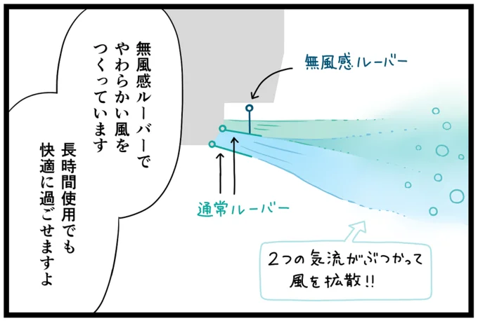 長時間使用でも快適に過ごせますよ