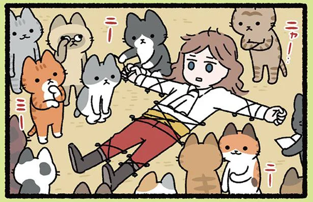 私はここに住みます！　「ガリバーとねこ」／にゃんと！ねこむかしばなし（9）