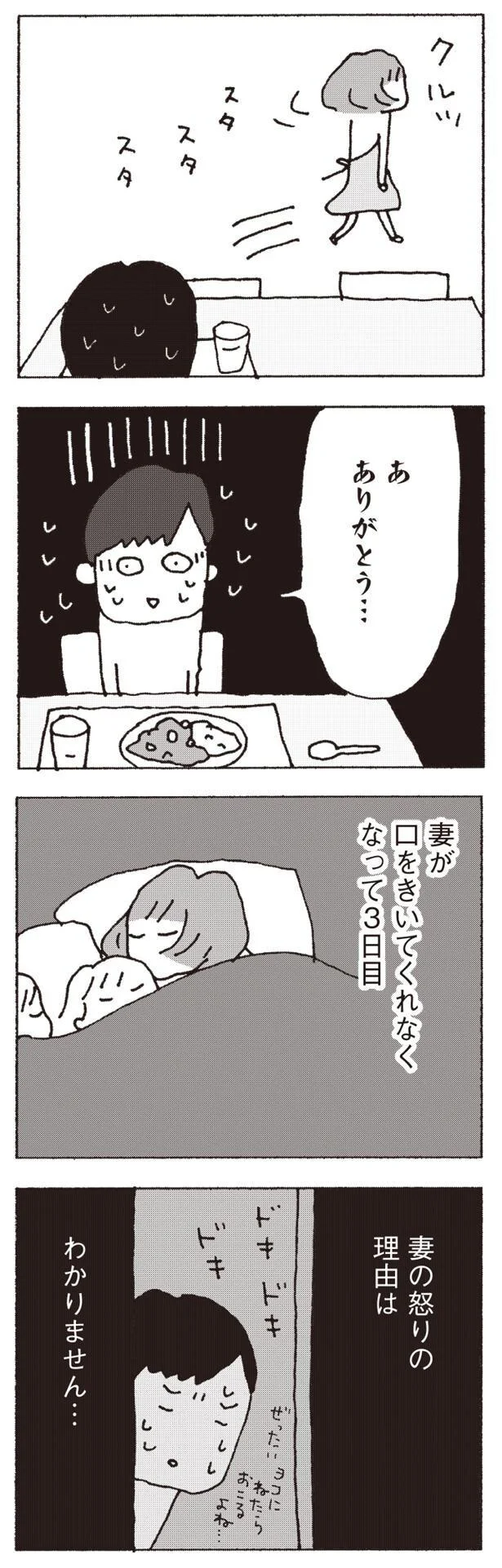 妻の怒りの理由はわかりません