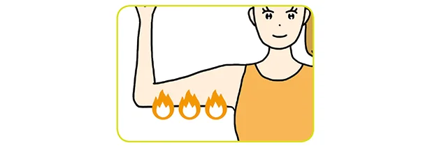 たくましく見える二の腕をさらに細く!「後ろで腕伸ばし」【難易度★★☆】