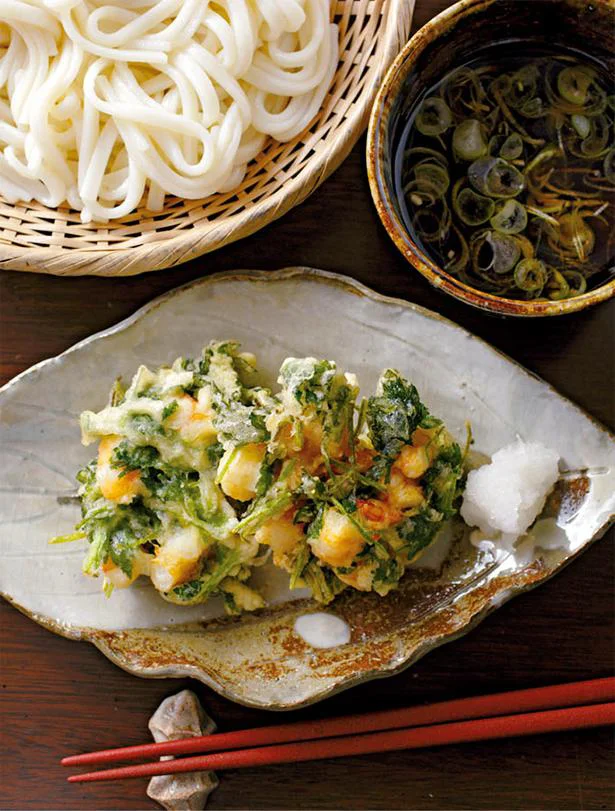 からっと揚げるかき揚げが決め手の「かき揚げざるうどん」／夫はホテルオークラ元総料理長、妻は料理家 ふたりのごはん（10）