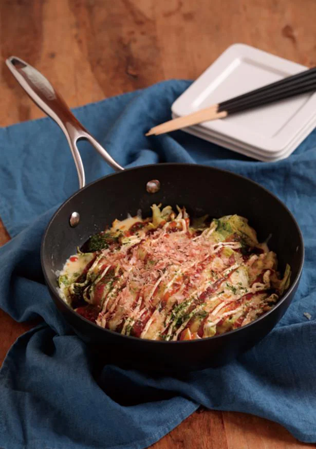 余りがちなお餅を活用！「お好み焼き風チーズ餅」／野菜をすんごくおいしく食べるレシピ（5）