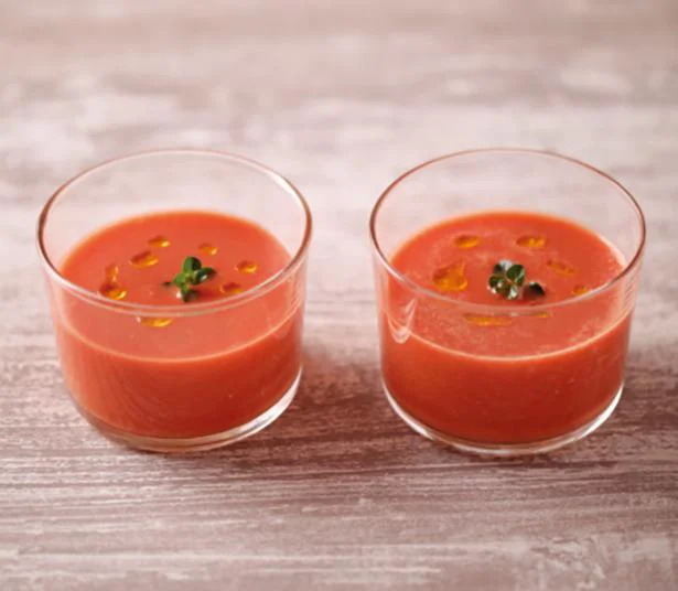 3分で完成！ 冷たい野菜のスープ「簡単ガスパチョ風スープ」