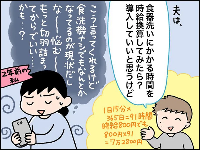 夫も背中を押してくれたけれど…あと一歩の所で購入する勇気が出ず