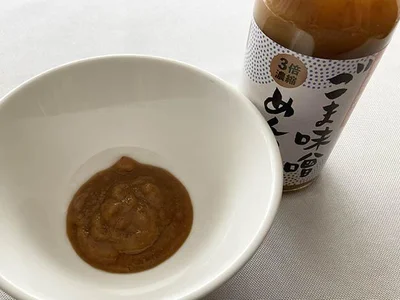 3倍濃縮タイプの「ごま味噌めんつゆ」