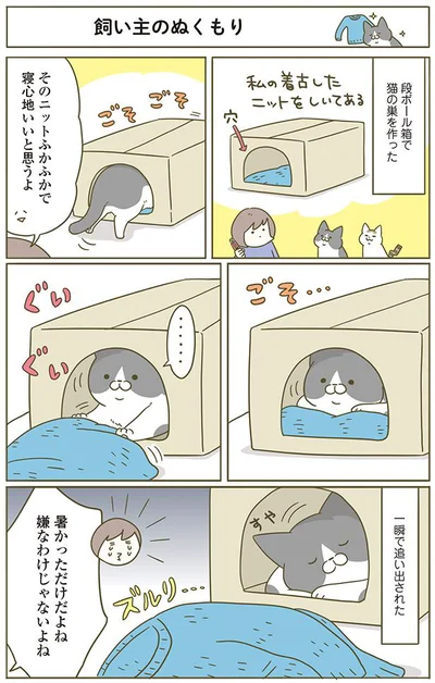 飼い主のぬくもり