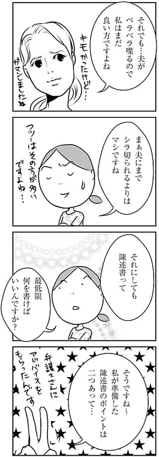 陳述書のポイントは二つ