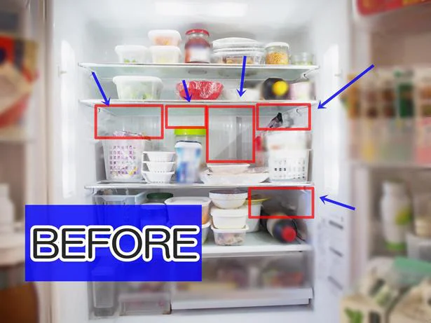 冷蔵庫のデッドスペースって結構いっぱいあるんですよね･･･