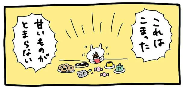 コーヒーが苦いのでまず甘いもの食べてみた／うさぎ帝国 ～ステキな日常～（7）
