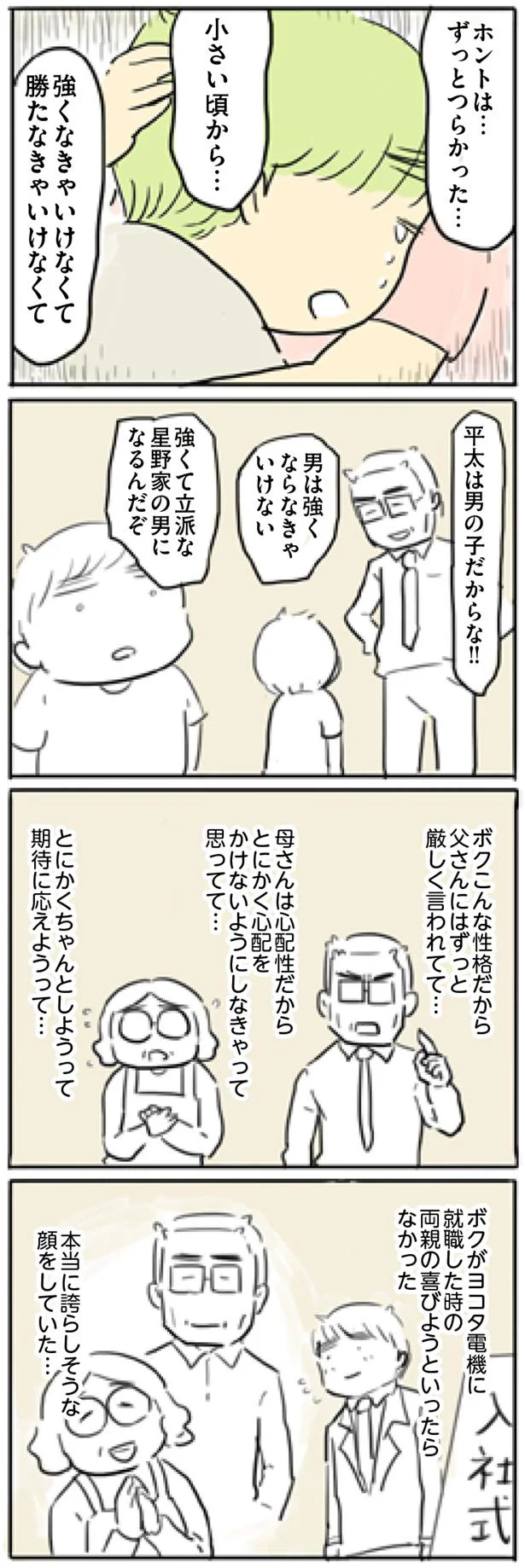 ホントはずっとつらかった…