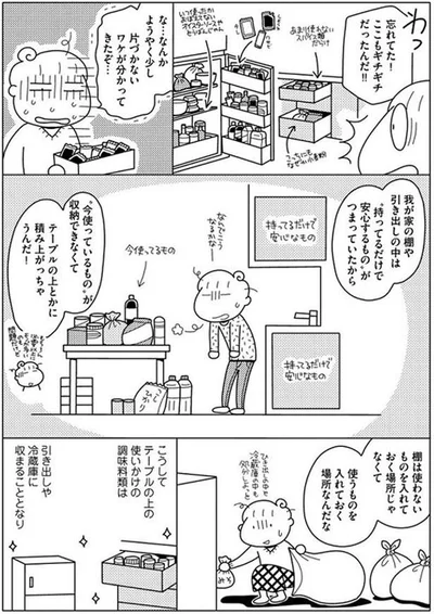 棚は使うものを入れておく場所なんだな