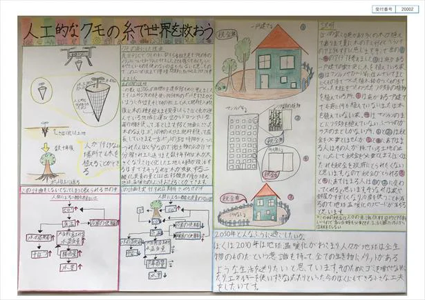 黒木くんは「人工的なクモの糸で世界を救おう」を発表