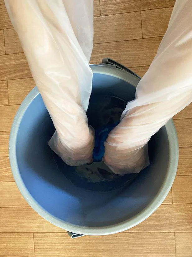 どんなに激しくじゃぶじゃぶしても、水は入ってこない~