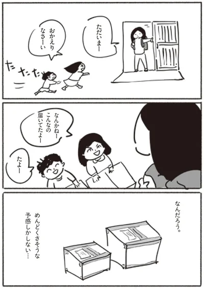 こんなの届いてたよー