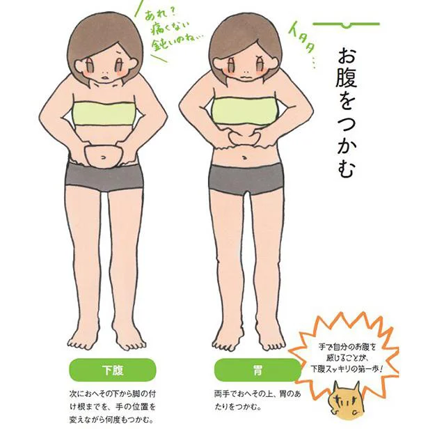 40代に効果的な「お腹をつかむ」体操