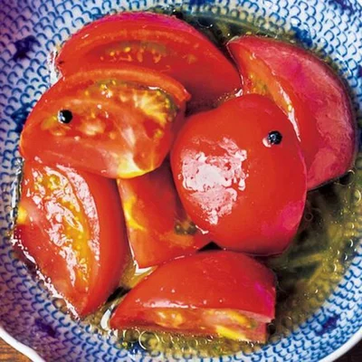 「トマトのマリネ」