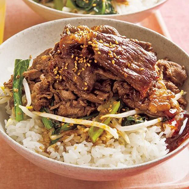 【画像を見る】焼き肉のたれを使うから失敗なし!「レンジナムルのビビンバ」