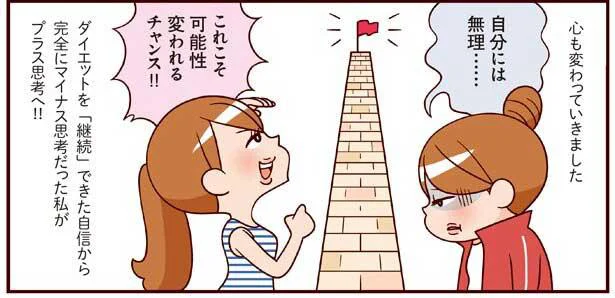 「自分には無理…」歩くことすら嫌だったネガティブな私がダイエットを続けられた理由／最強ずぼら女子が成功した唯一のダイエット（8）