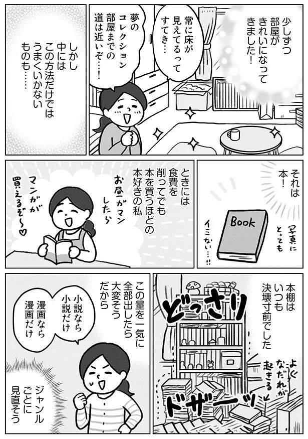 本棚はいつも決壊寸前