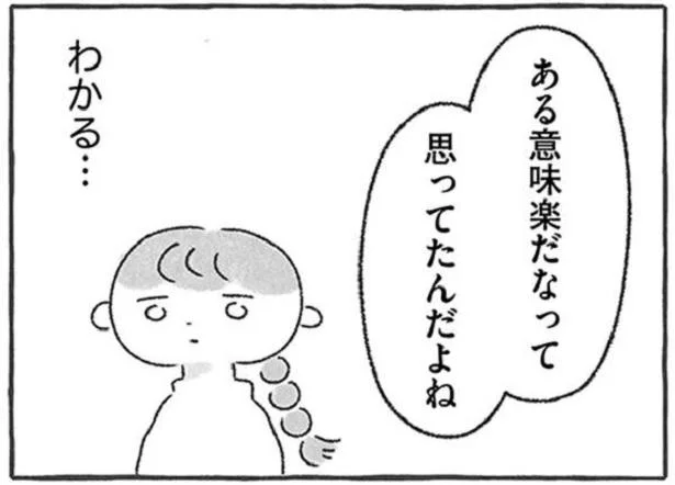 自分の感情や権利を放棄した方が楽という友人の言葉に