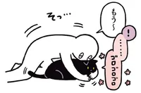 その単純さがかわいい。されるがままのねこ／黒猫ろんと暮らしたら３（12）