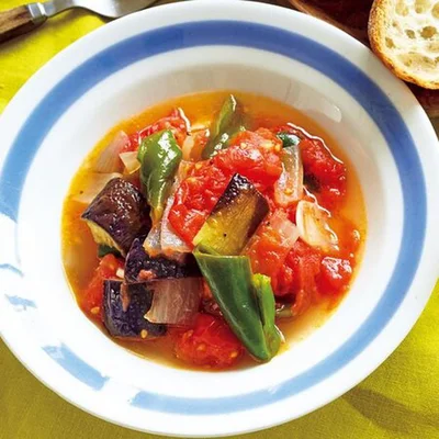 冷やしてもおいしい！ 夏野菜たっぷり簡単ラタトゥイユ5つ。常備菜にも◎