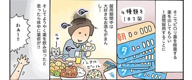 なんとピロリ菌検査で陽性に!?