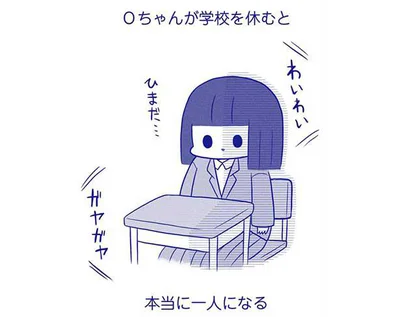 Oちゃんが休みだと本当に一人になる