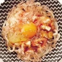 家族全員分が15分以下で♪ 夏野菜が彩り鮮やか！ すぐでき冷やしうどん5つ