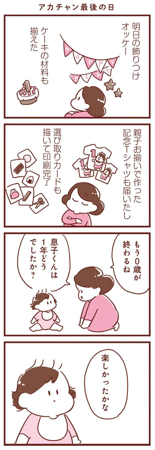 1年どうでしたか？