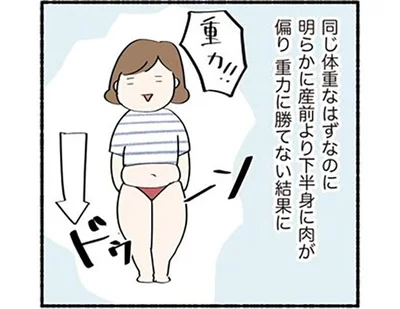 産後の体型コントロールが上手くいかない…