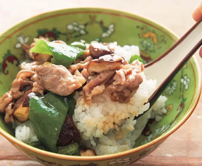 【画像】オイスターベースのこっくりあんがご飯に合う！「三宝菜中華丼」