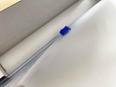 スライド式カッターで、好きなサイズにカットして使える！