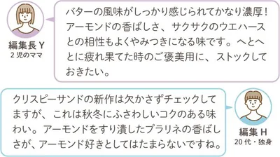 ハーゲンダッツ クリスピーサンド『アーモンドバターサンド』：審査員コメント