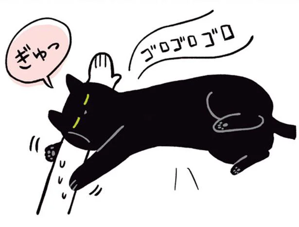 守りたい、この寝顔。だけど腕枕は腕が痺れて、痛い…／黒猫ろんと暮らしたら（14）