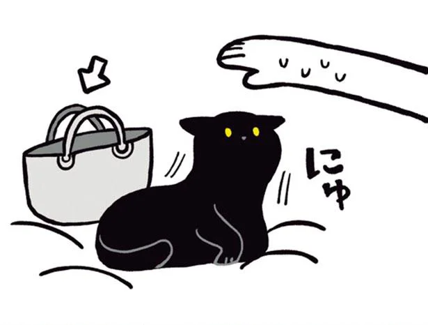 ごめんね、カバンが取りたいだけなんだよ／黒猫ろんと暮らしたら（15）