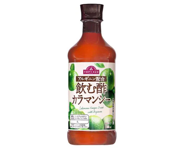 アルギニン配合「トップバリュ　飲む酢　カラマンシー」500ml