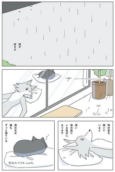 【画像を見る】雨が好きだ