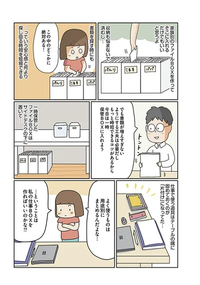 書類を探すときにも安心