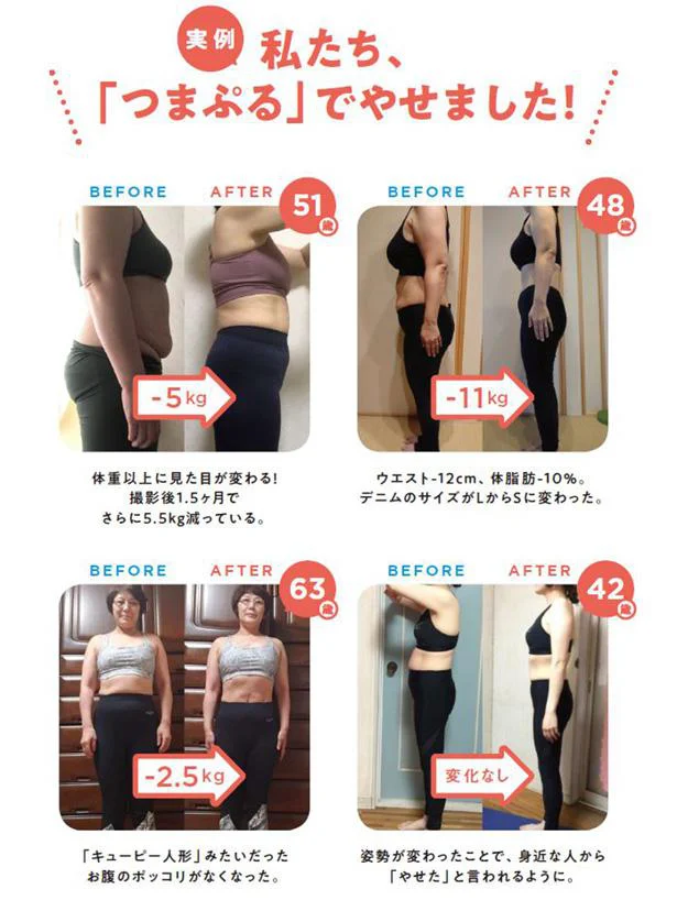 中年太りは「つまぷる」で解消!
